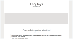 Desktop Screenshot of legdays.com