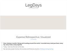 Tablet Screenshot of legdays.com